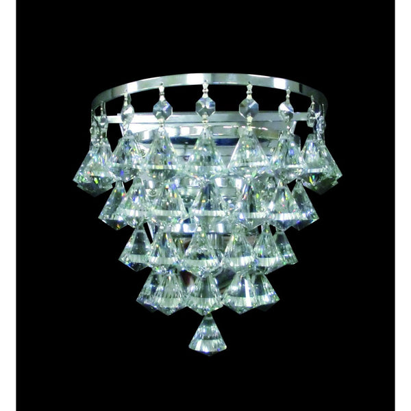 Impex Parma 1 Light Wall Light in Chrome – A stylish and elegant wall light, perfect for modern and classic interiors. High-quality and durable design.
