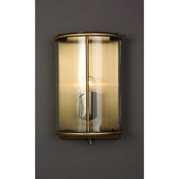 Impex Orly 1 Light Wall Light in Antique Brass – A stylish and elegant wall light, perfect for modern and classic interiors. High-quality and durable design.
