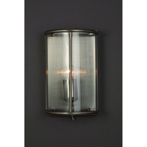 Impex Orly 1 Light Wall Light in Satin Nickel – A stylish and elegant wall light, perfect for modern and classic interiors. High-quality and durable design.