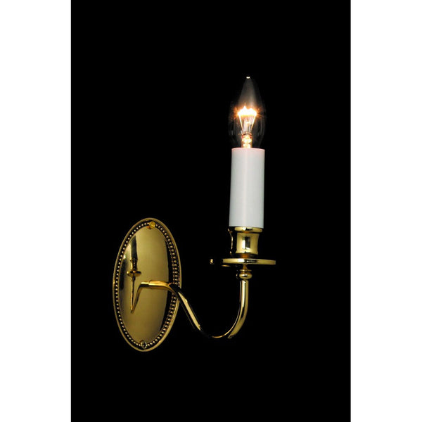 Impex Georgian 1 Light Wall Light in Polished Brass – A stylish and elegant wall light, perfect for modern and classic interiors. High-quality and durable design.