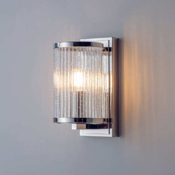 Endon Easton 1 Light Wall Light Bright Nickel