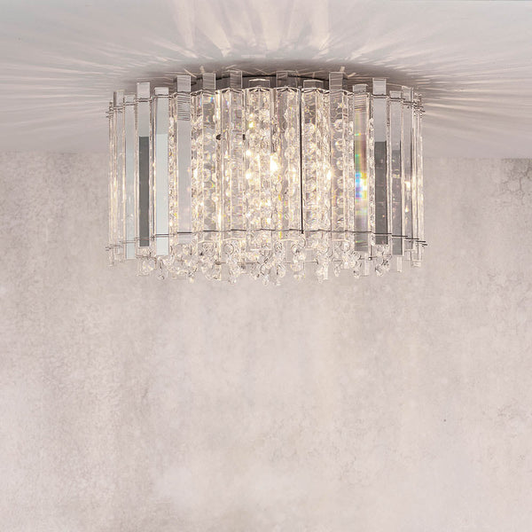 Hanna 4-Light Flush Ceiling Light - Comet Lighting