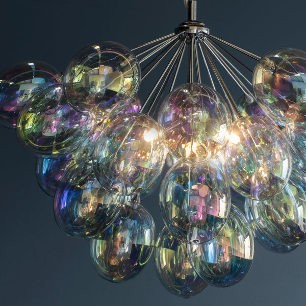 Endon Infinity 6-Light Polished Chrome Pendant.