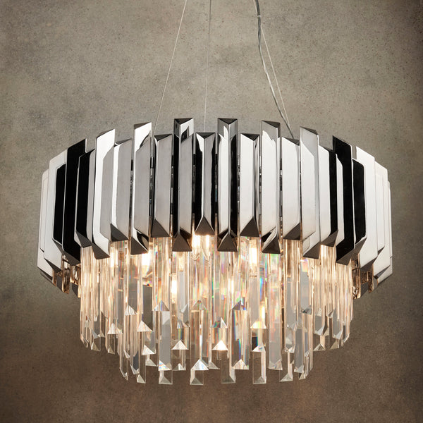 Endon Valetta 6lt 76430 Crystal Pendant