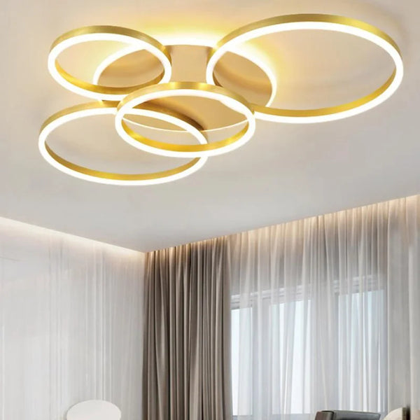 Lush Dorlane Multi Arm Pendant Light Gold