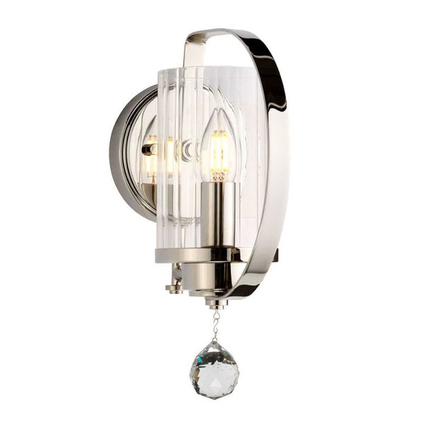 Elstead Cassie 1 Light Wall Light – a stylish, dimmable lighting fixture with a premium metal finish. Perfect for modern interiors, including bedrooms, hallways, and living rooms. Energy-efficient and LED-compatible for long-lasting use.