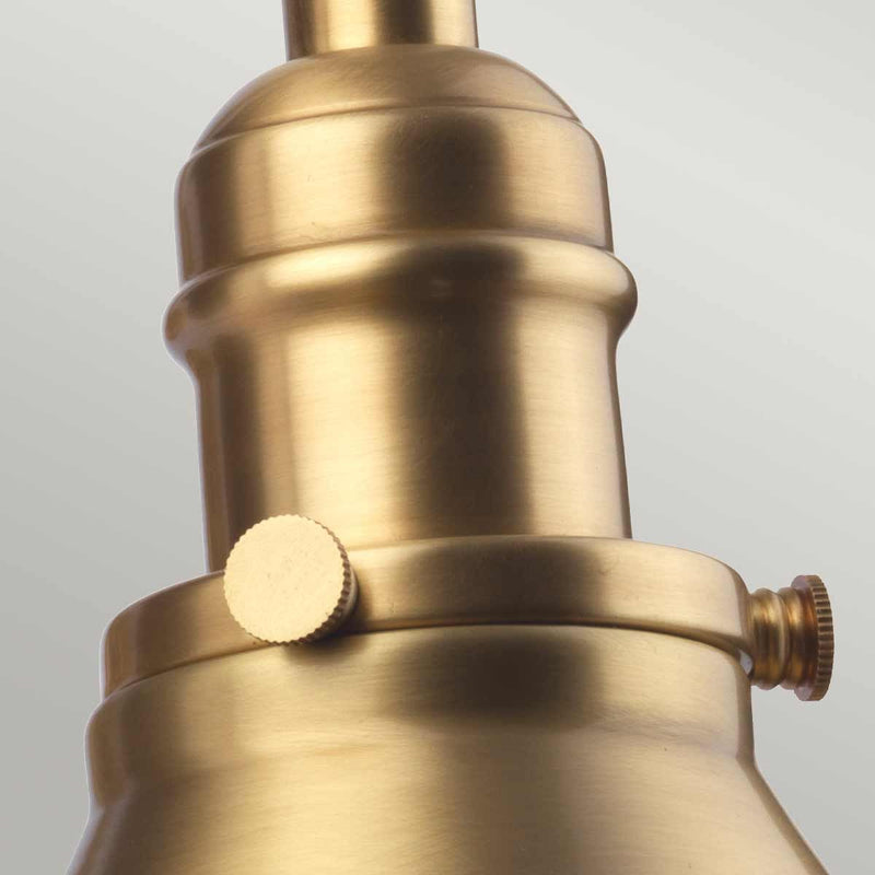 Elstead Provence 1 Light Wall Light in aged brass, inspired by mid-1900s French designs. Features an adjustable knuckle for directional lighting, vintage aesthetics, and durable steel construction.