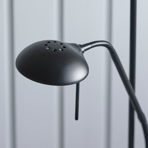 Close-up of the Rome Mother and Child Floor Lamp shade and finish