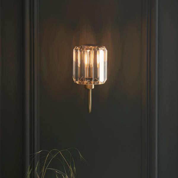 Interiors 1900 Berenice Wall Light Antique Brass