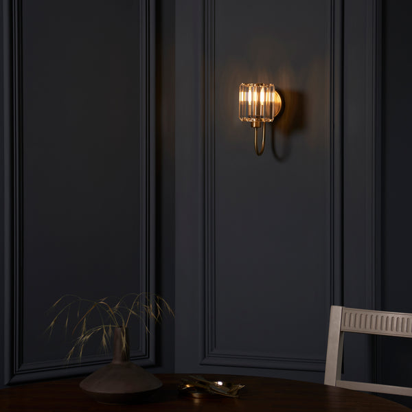 Interiors 1900 Berenice Wall Light Antique Brass