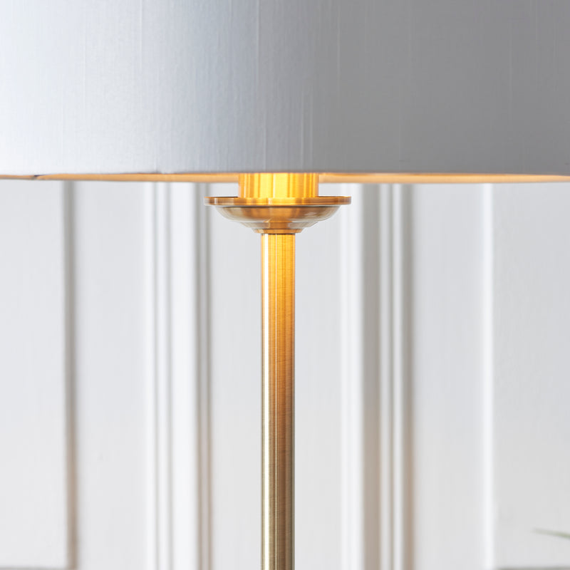Close-up of the Highclere Floor Lamp shade and finish