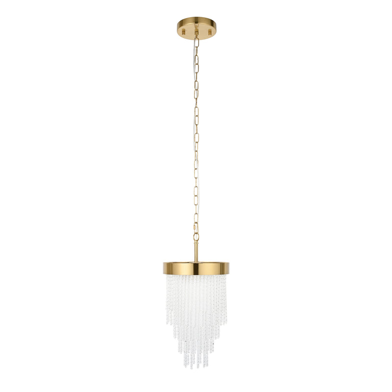 Anistoria Pendant – alternative view in brushed aged brass