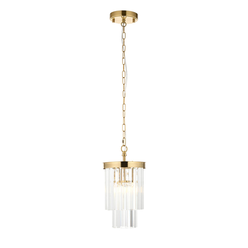 Close-up of the Conaston Pendant ceiling plate and fittings