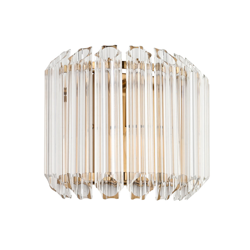 Valentina Wall Light – alternative view in brushed aged brass