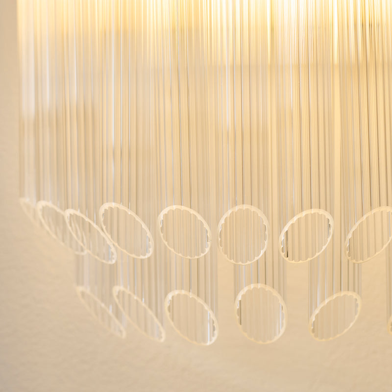 Detail of the brushed aged brass finish on the Montpellier Wall Light