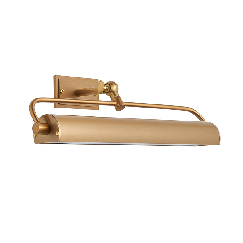 Nantes Rechargeable Picture Light – alternative view in warm brass