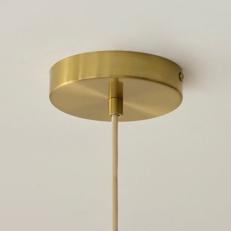 Noah Pendant detail showing the metalwork and fittings