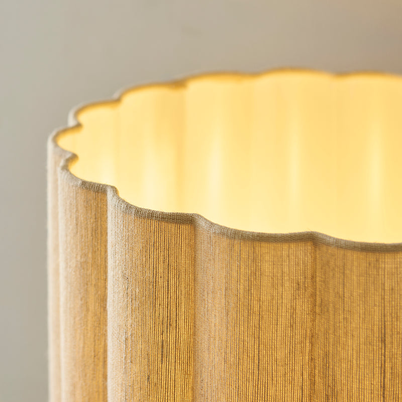 Close-up of the Olson Floor Lamp shade and finish