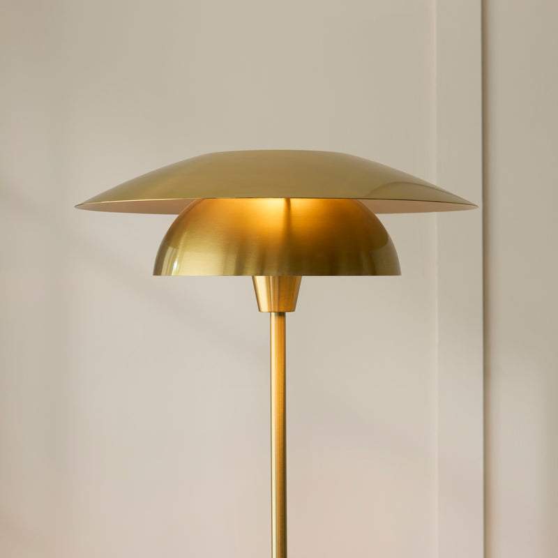Close-up of the Lyon Floor Lamp shade and finish