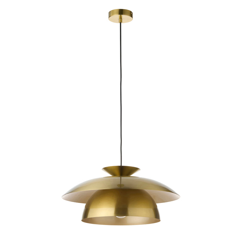 Close-up of the Lyon Pendant ceiling plate and fittings