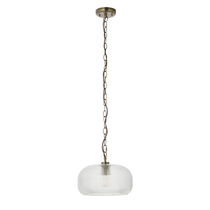 Harborne Pendant – alternative view in antique brass