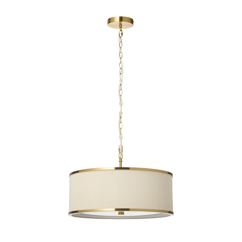 Lexi 3 Light Pendant dimension drawing showing width and drop