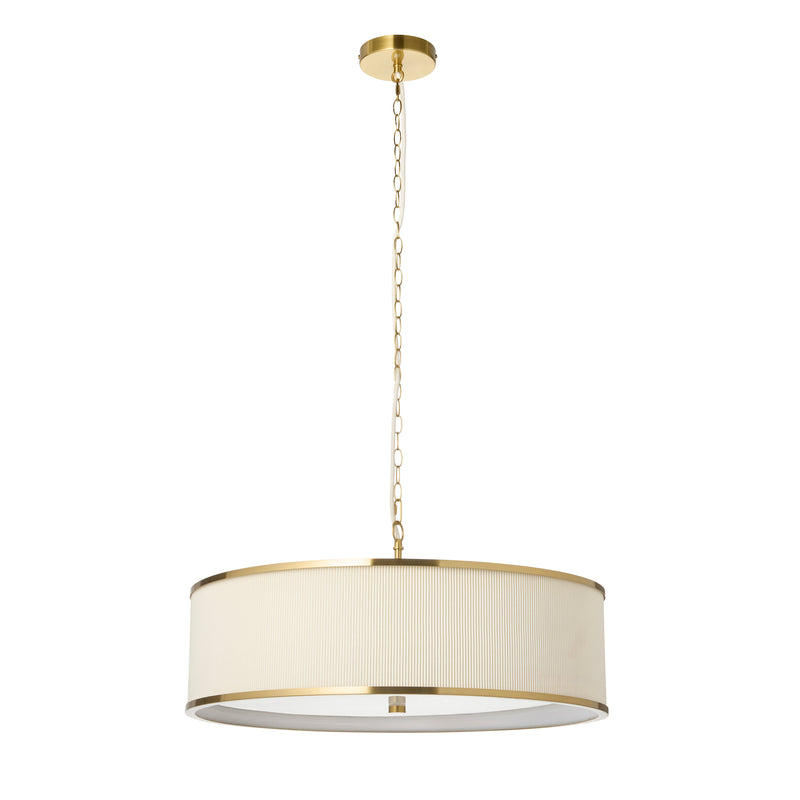 Lexi 5 Light Pendant dimension drawing showing width and drop