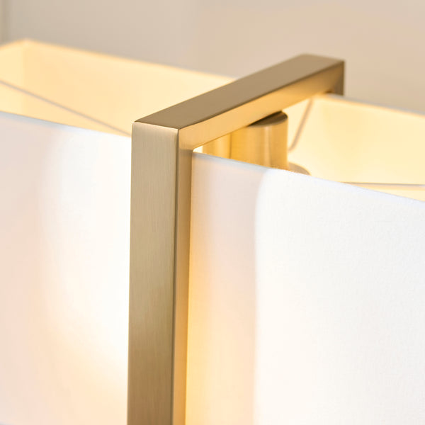 Close-up of the Seattle Table Lamp shade and finish