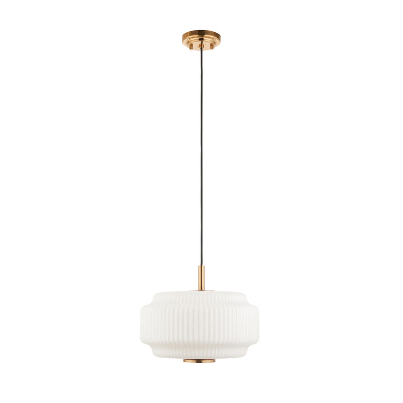 Evora Large Pendant dimension drawing showing width and drop