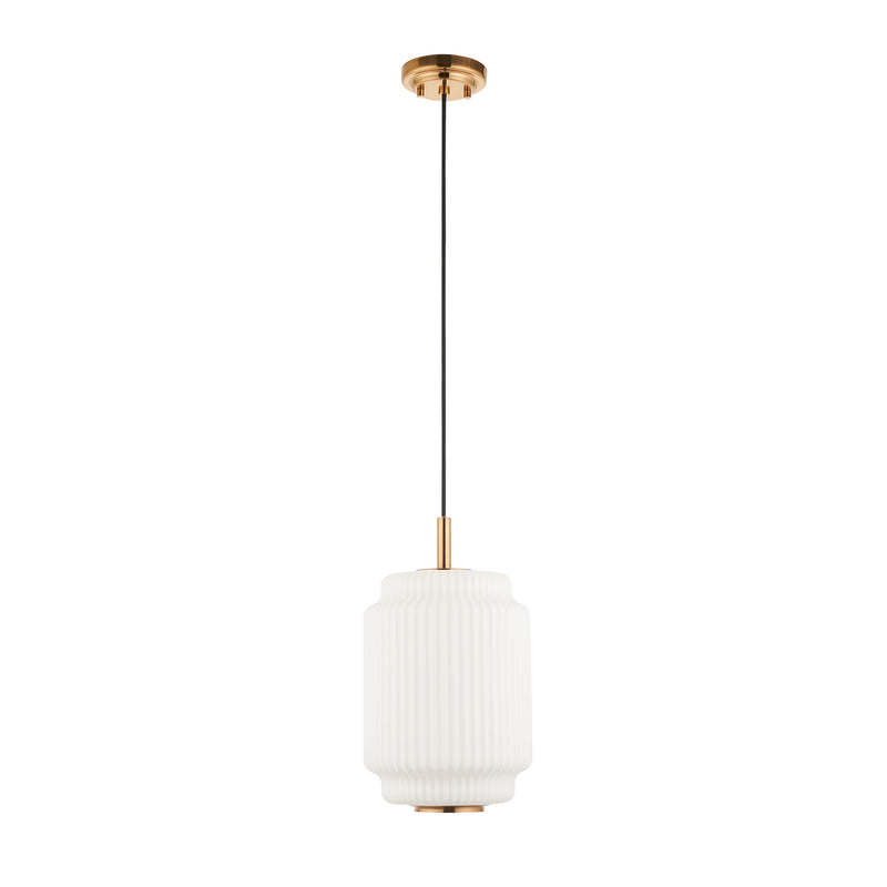 Evora Small Pendant dimension drawing showing width and drop