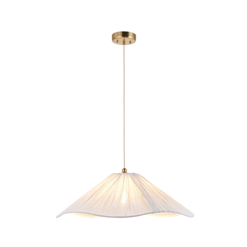 Isabella Grand Pendant – alternative view in brushed aged brass