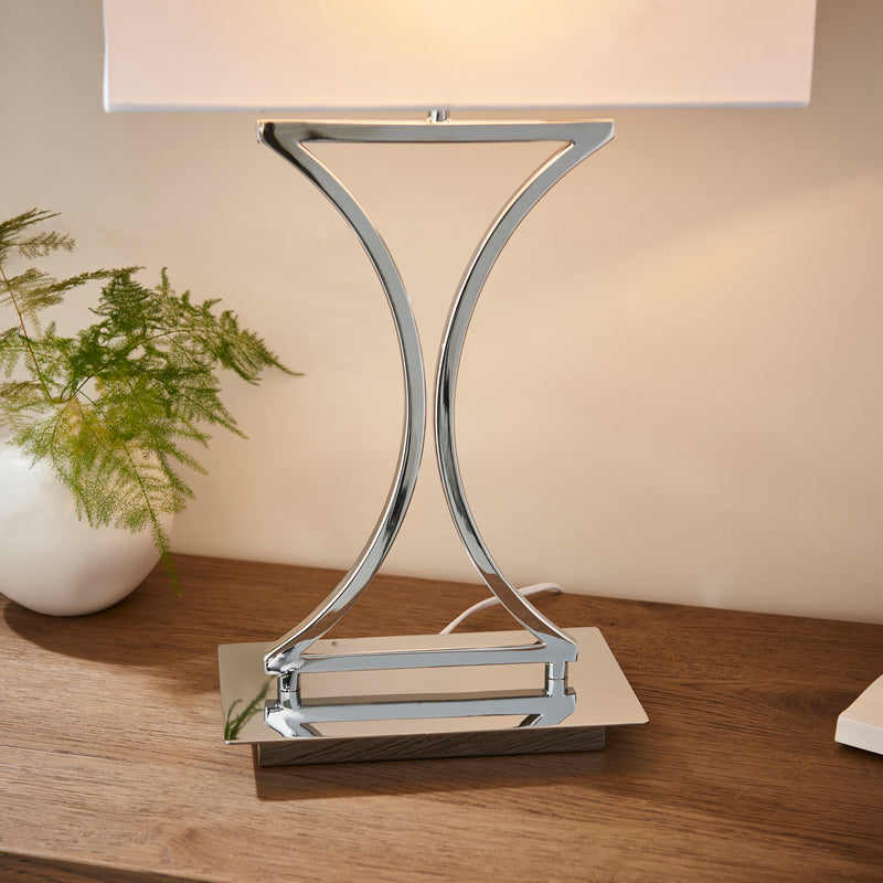 Close-up of the Epalle Table Lamp shade and finish