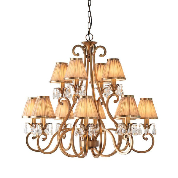 Oksaana brass chandelier 63521
