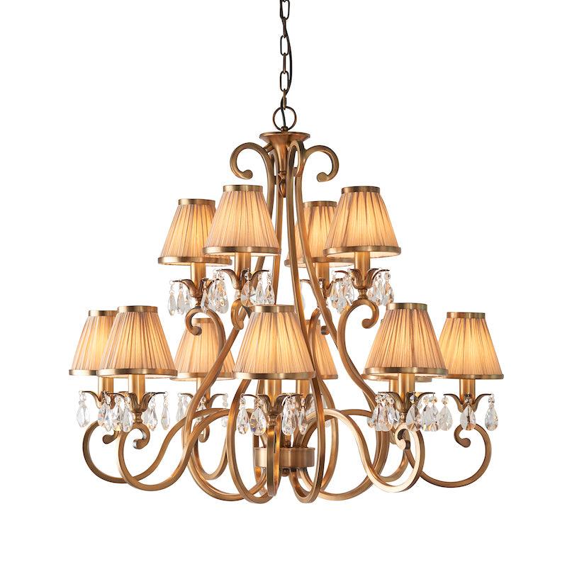 Oksaana brass chandelier 63521