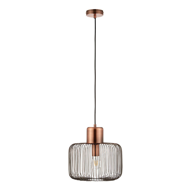 Nicola Cage Pendant – alternative view in antique copper