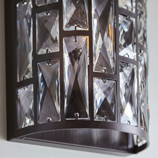 Interiors 1900 Belle 1 Light Wall Sconce Dark Bronze