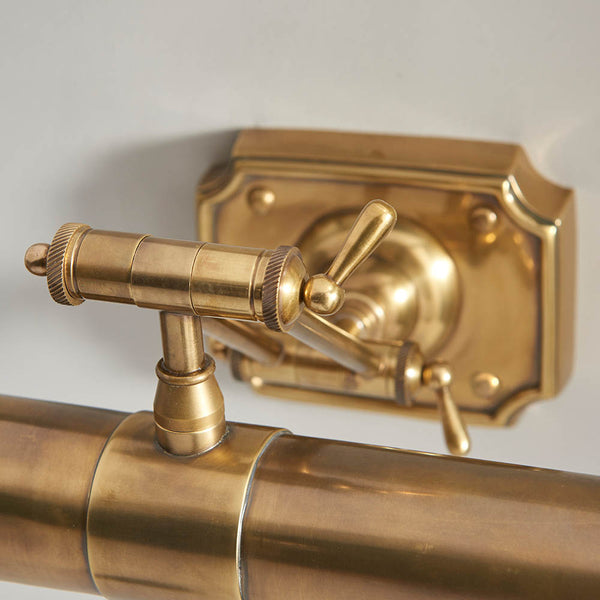 Interiors 1900 Winchester 14  Picture Light Wall Light Solid Brass