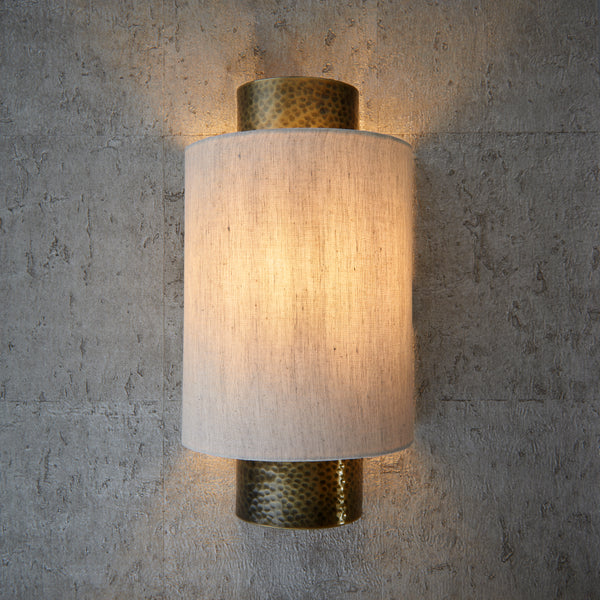 Interiors 1900 Indara Wall Light Hammered Aged Bronze