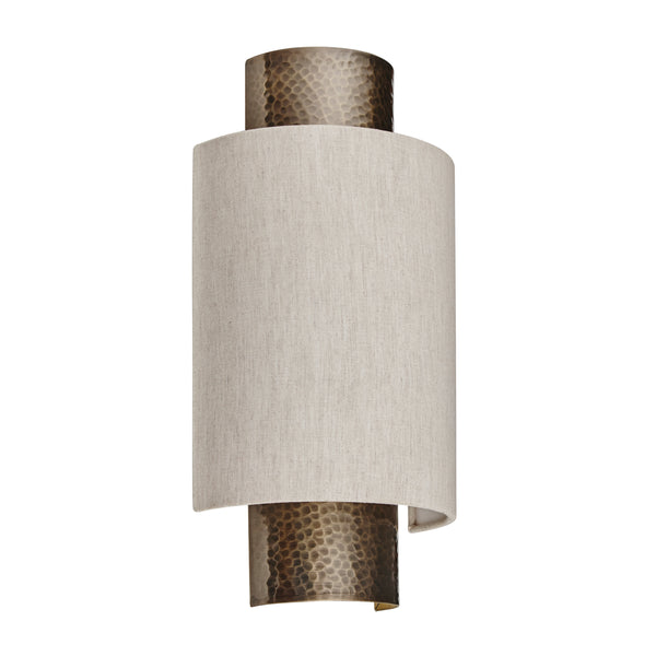 Interiors 1900 Indara Wall Light Hammered Aged Bronze
