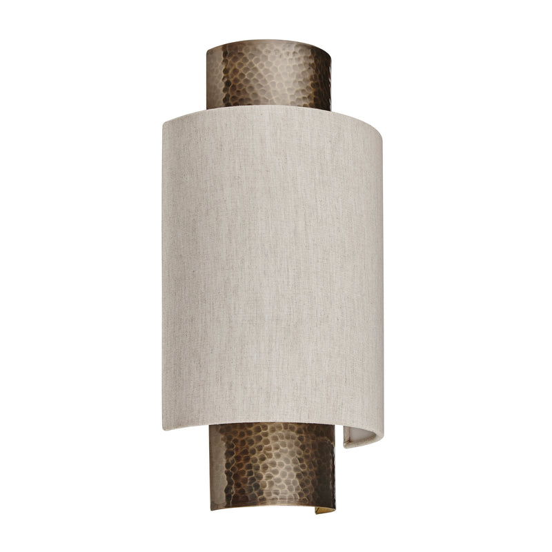 Interiors 1900 Indara Wall Light Hammered Aged Bronze