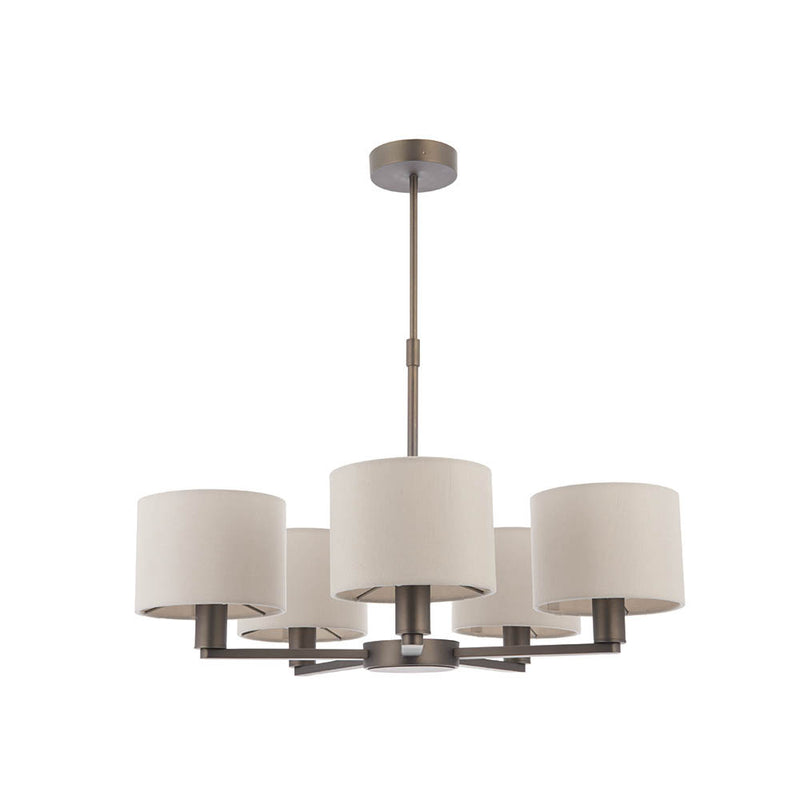 Daley 5 Light Pendant – alternative view in dark antique bronze