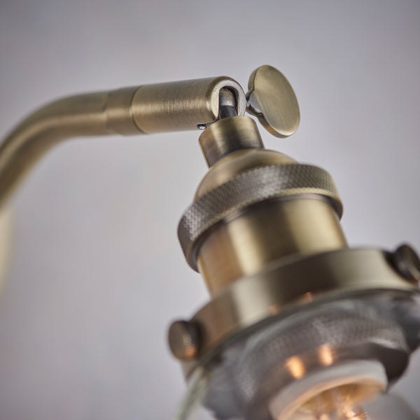 Interiors 1900 Hansen Wall Light Antique Brass