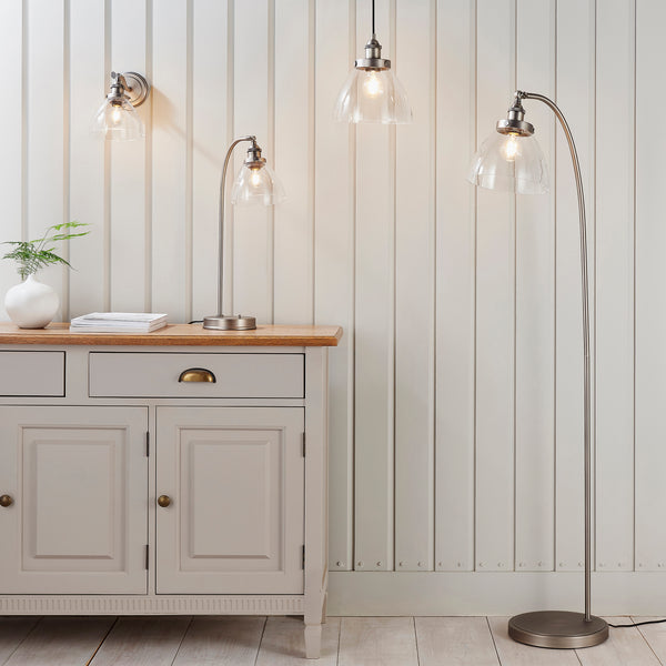 Interiors 1900 Hansen Wall Light Brushed Silver