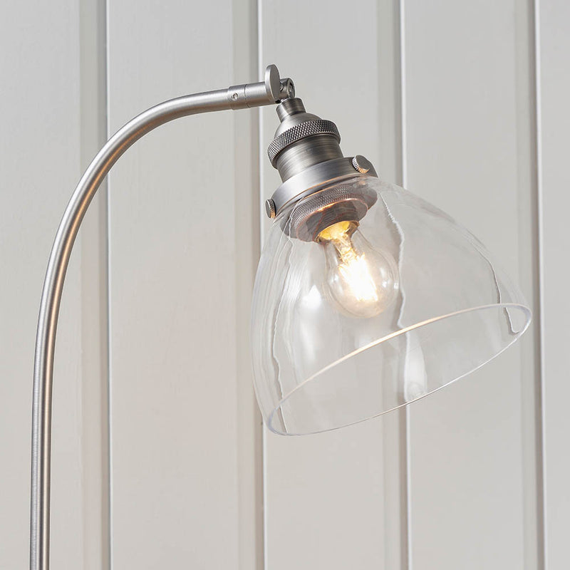 Close-up of the Hansen Task Table Lamp shade and finish