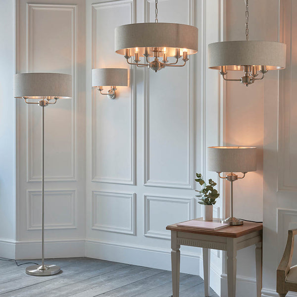 Interiors 1900 Highclere 2 Light Wall Light Chrome
