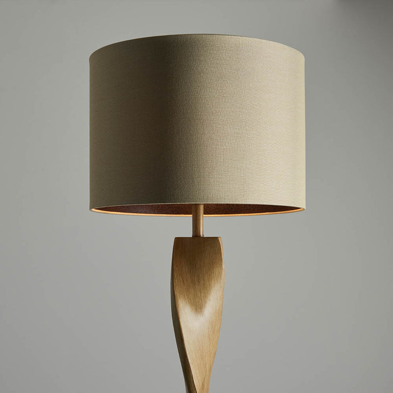 Close-up of the Abia Floor Lamp shade and finish