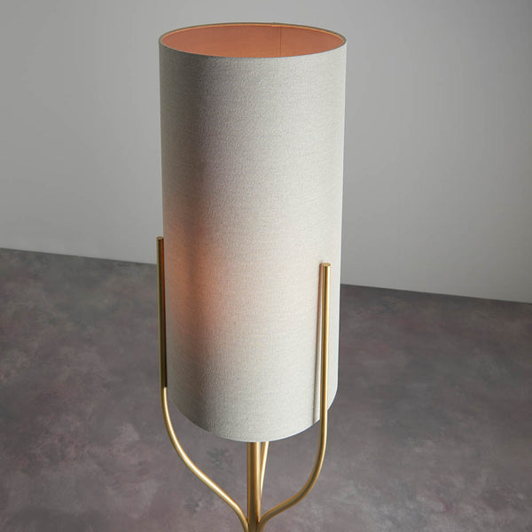 Close-up of the Fraser Floor Lamp shade and finish