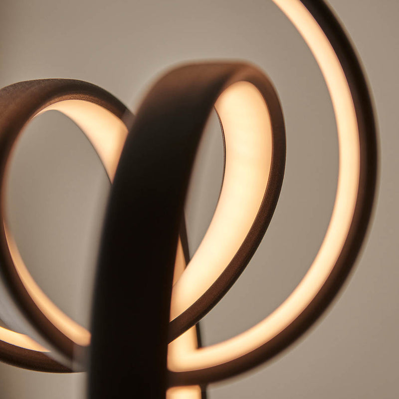 Cosma 5 Light LED Linear Pendant detail showing the white silicone and fittings