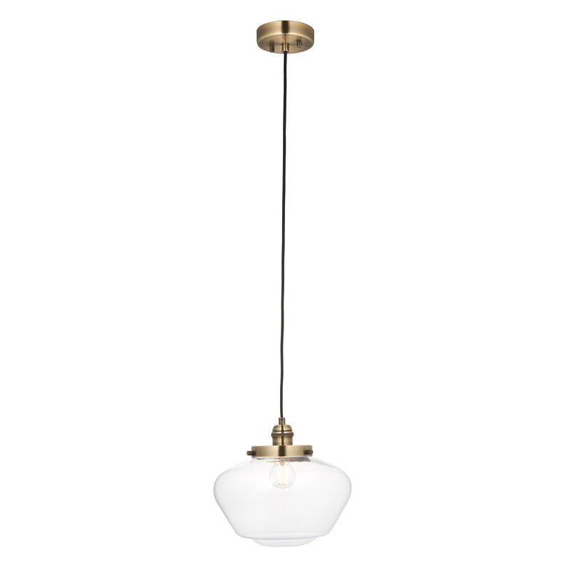 Close-up of the Camberley Pendant ceiling plate and fittings