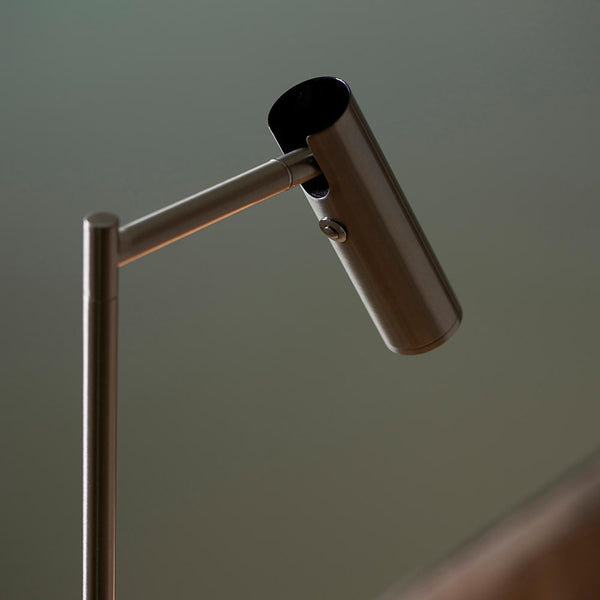 Close-up of the Dedicated Reader LED Floor Lamp shade and finish